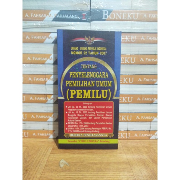 Jual BUKU ORI - UNDANG UNDANG REPUBLIK INDONESIA TENTANG PENYELENGGARA ...