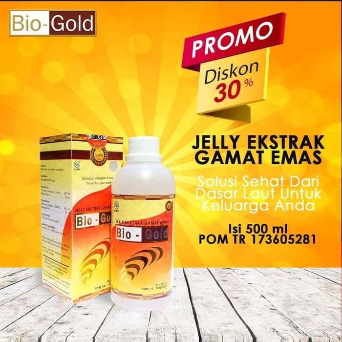 Jual Jelly Gamat Bio Gold G 500 ml / 500ml Sea Cucumber asli / original