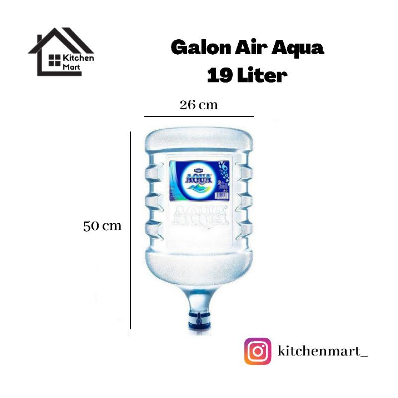 Jual Galon Air Aqua Besar Galon Air Aqua 19 Liter Shopee Indonesia 7015