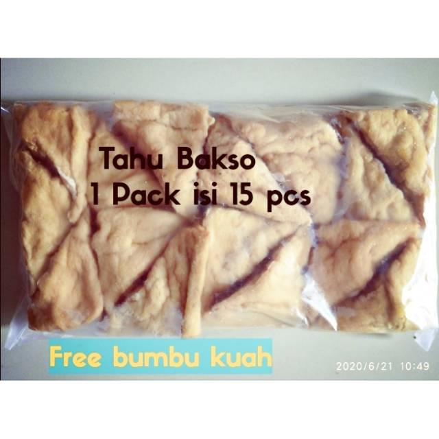Jual Termurah Tahu Baso Homemade Tahu Bakso 1pack Isi 15 Pcs Tahu
