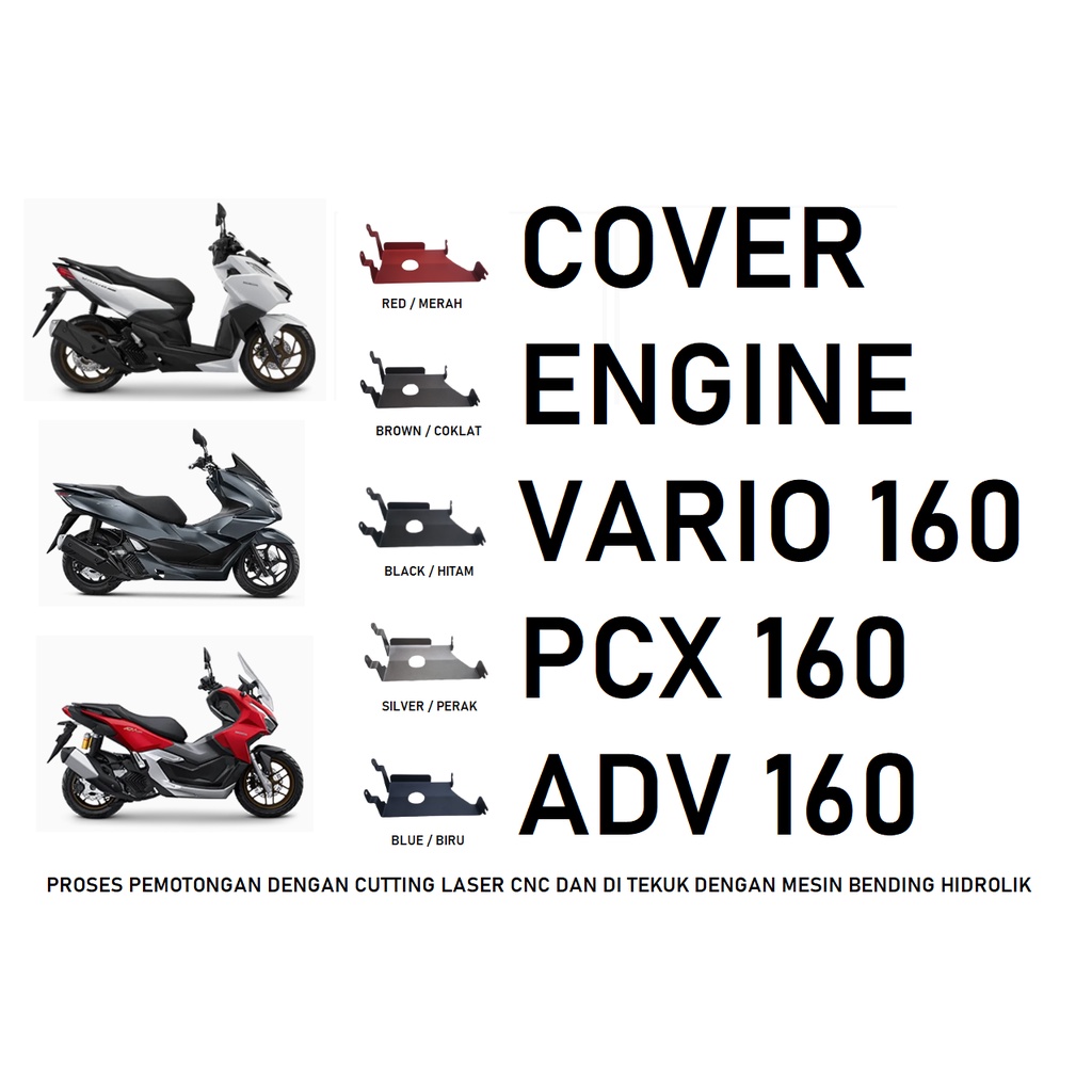 Jual COVER ENGINE CRANKCASE PCX 160 ADV 160 VARIO 160 STYLO 160 ABS CBS