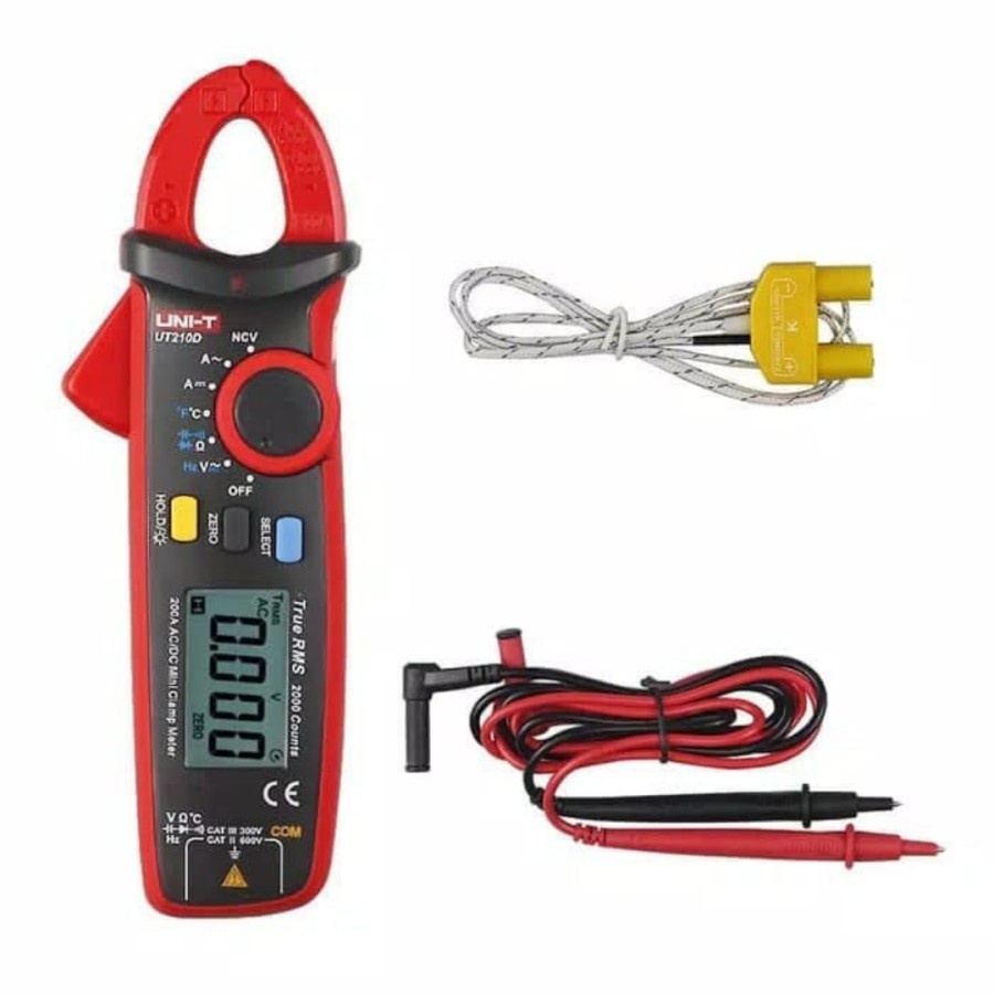 Jual Digital Clamp Meter AC/DC 400A Tang Ampere 400A True RMS UNI-T UT ...
