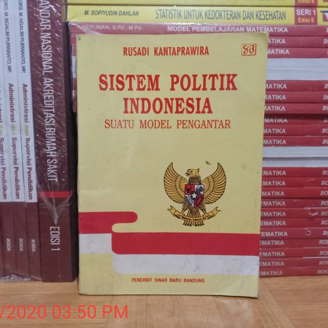 Jual BUKU SISTEM POLITIK INDONESIA - RUSADI KANTAPRAWIRA | Shopee Indonesia