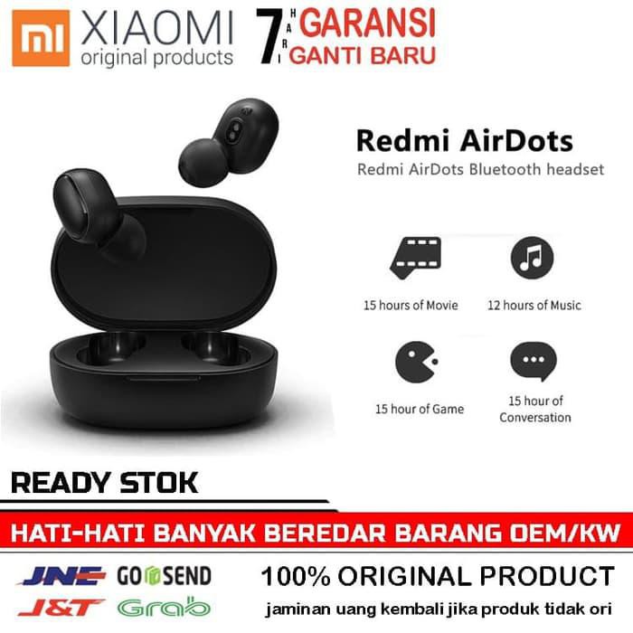 Xiaomi Redmi Airdots Tws Bluetooth Earphone Original Black Redmi Airdots S Cina Version