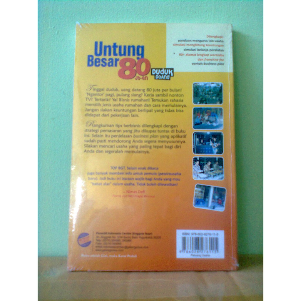 Jual Buku Untung Besar 80 Jutaan Duduk Doang | Shopee Indonesia