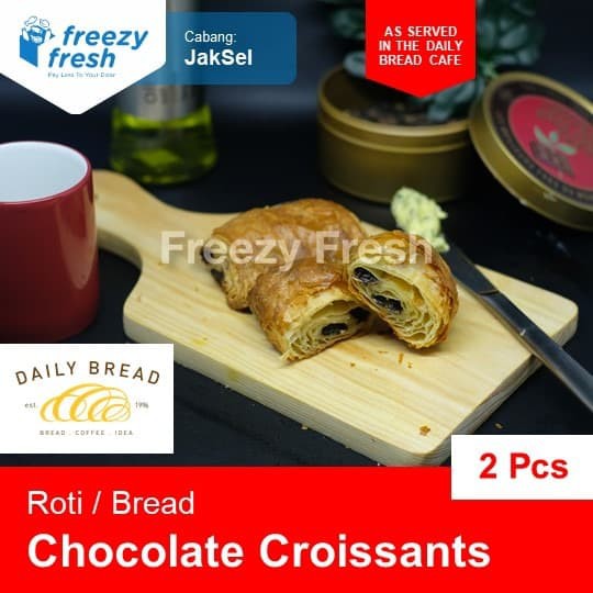 Jual Roti Chocolate Croissants, by Daily Bread | Shopee Indonesia