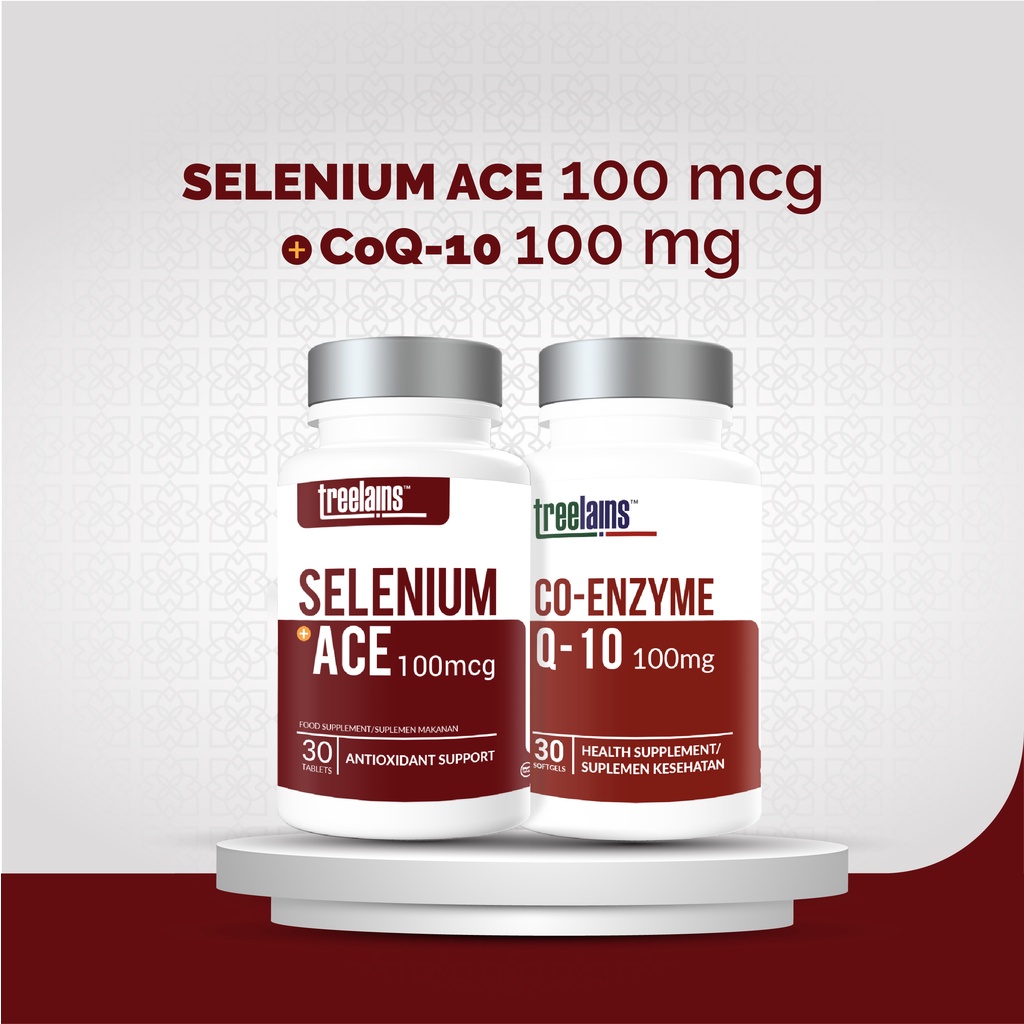 Jual Treelains Skin Beauty Selenium ACE 100mcg 30 tabs + Co-Enzyme Q10 ...