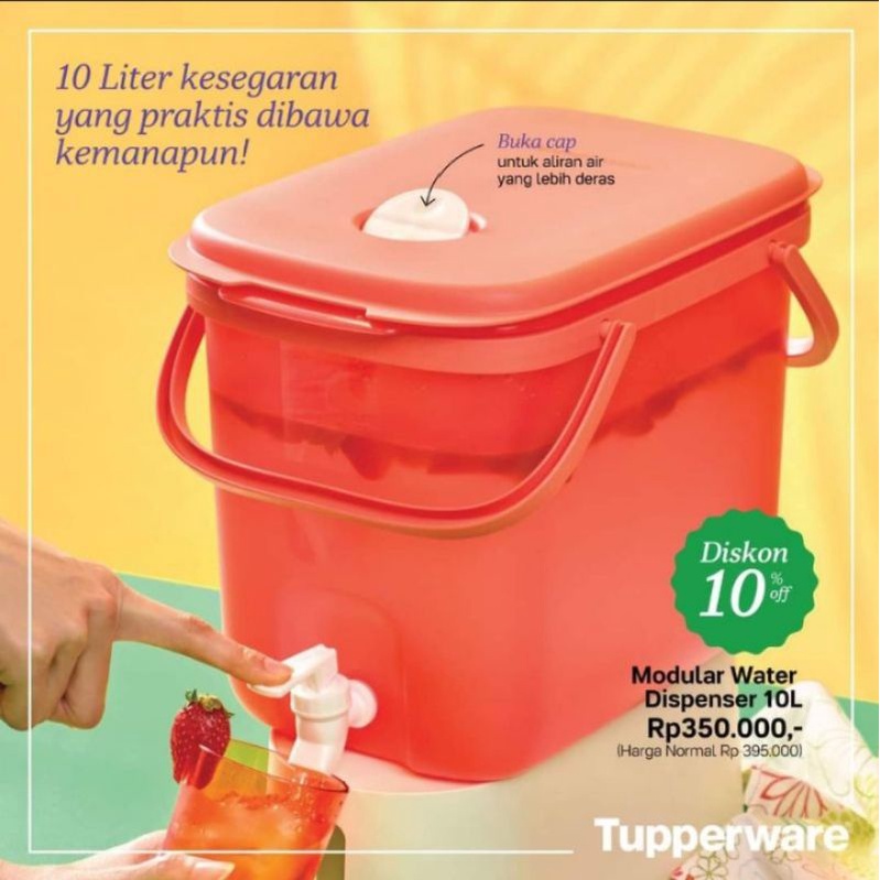 Water store dispenser tupperware