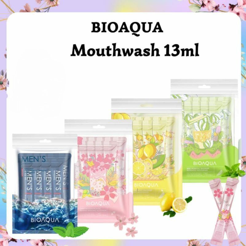 Jual Bioaqua Probiotic Fragrant Refreshing Mouthwash Sachet 13ml