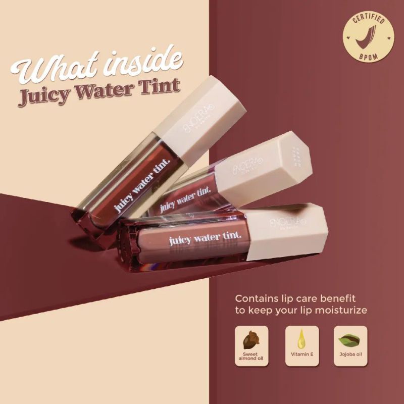 Jual (7 Shades Lengkap) NOERA JUICY WATER TINT Noera By Reisha Vanilla ...