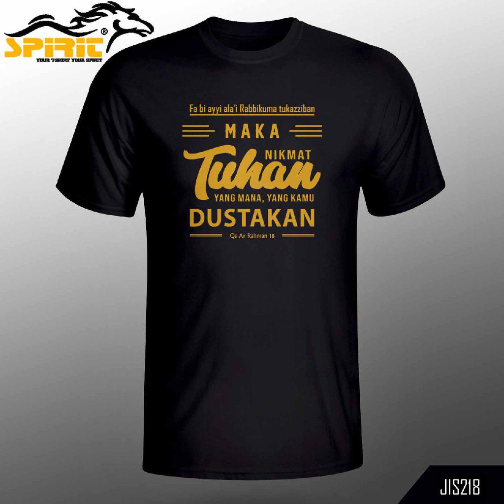 Jual Baju Kaos Distro Dakwah Quote Islami Nikmat Tuhan Mana Yang Kau