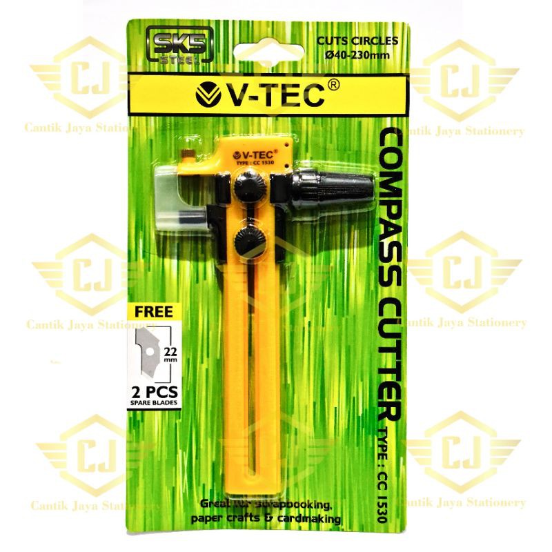 Jual Pemotong Lingkaran V-TEC Compass Cutter VTEC Type CC 1530 | Shopee ...