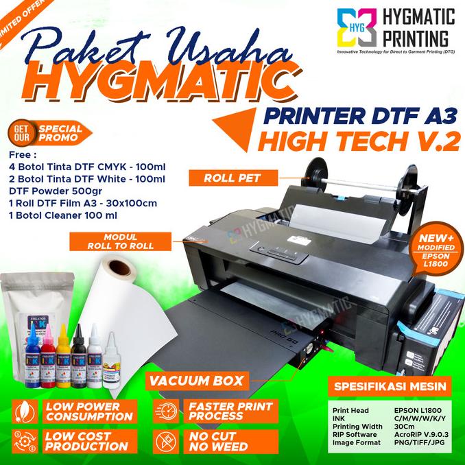 Jual Paket Printer Dtf A3 - Printer Dtf A4 - Mesin Sablon Dtf Epson ...