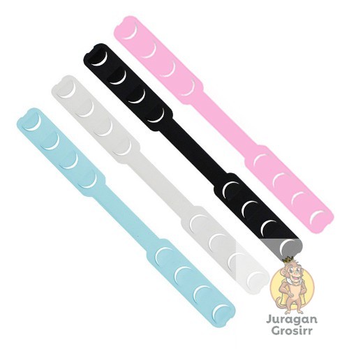 Jual JG - KONEKTOR MASKER Pengait Tali Masker Silicone Konektor Hijab ...