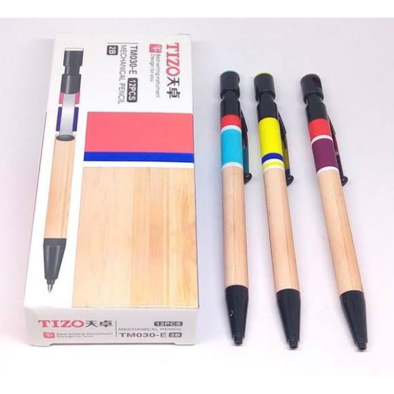 Jual Pensil Mekanik Tizo 2 0 Tm 030e 12pcs Shopee Indonesia