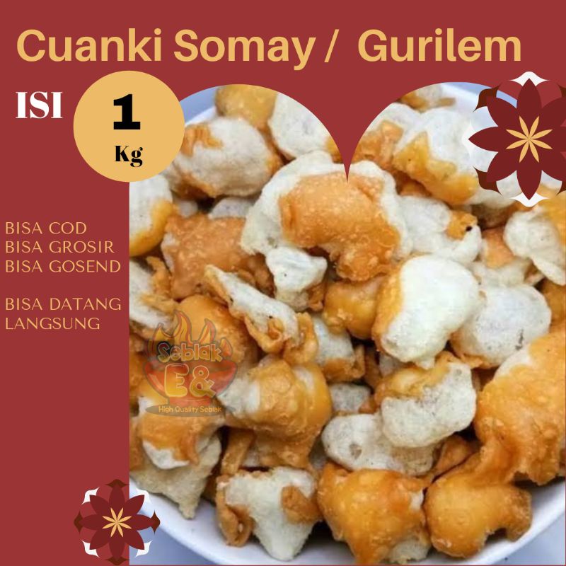 Jual Bisa Cod Cuanki Somay Mini 1 Kg Gurilem Batagor Cuankie