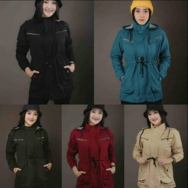 Jual JAKET CEWEK TRENDY PREMIUM PARKA CEWEK HITS TEBAL STANDART/JUMBO