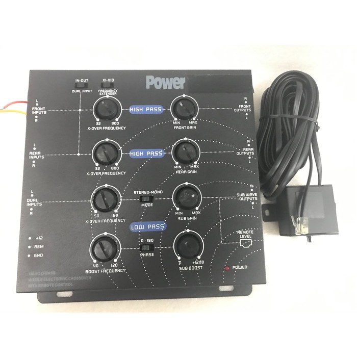Jual Mobile Electronic Crossover 2 3 way with remote control- Crossover ...