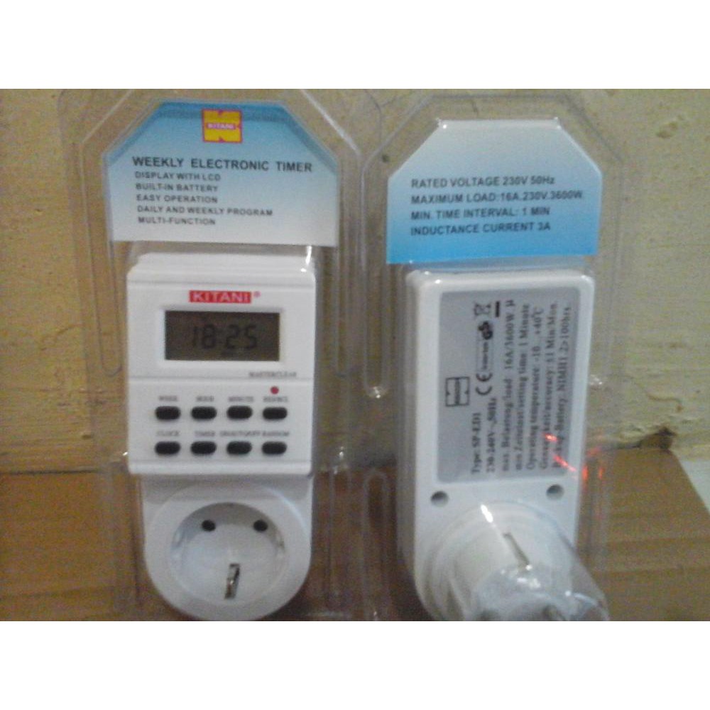 Jual TIMER DIGITAL STOP KONTAK KITANI Terbaik | Shopee Indonesia