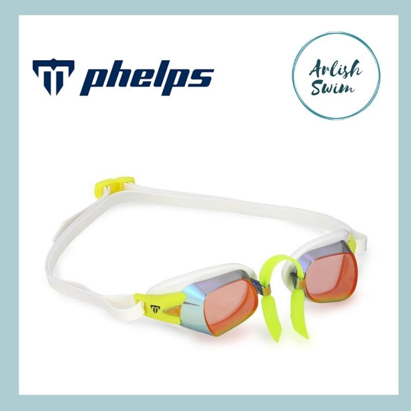 Michael Phelps Swimming Goggles Chronos Mirror // Kacamata Renang Swedish