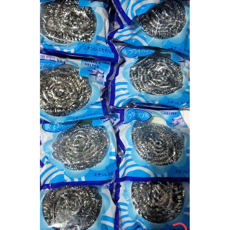 Jual spons kawat besi spons cuci piring wajan tebal | Shopee Indonesia