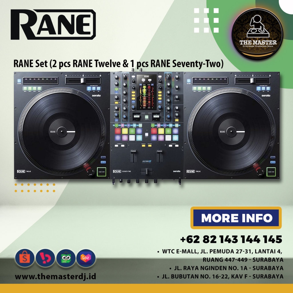 Jual [Ready Stock] RANE Set (2 pcs RANE Twelve & 1 pcs RANE Seventy-Two ...