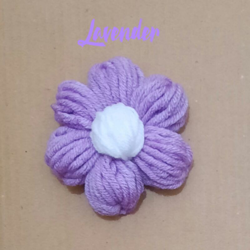 Jual Bunga Rajut Puff Aplikasi 4, 5, 6, 7, 8, 9, 10 cm (40 Warna ...