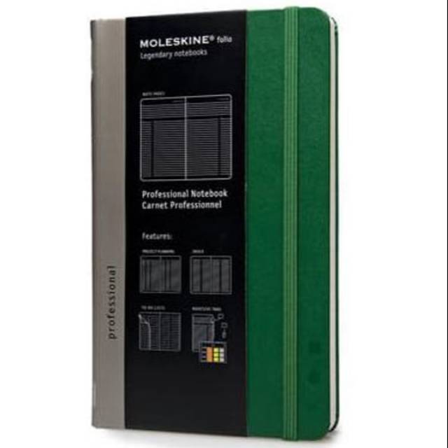Jual Moleskine Legendary Professional Notebook Green | Shopee Indonesia
