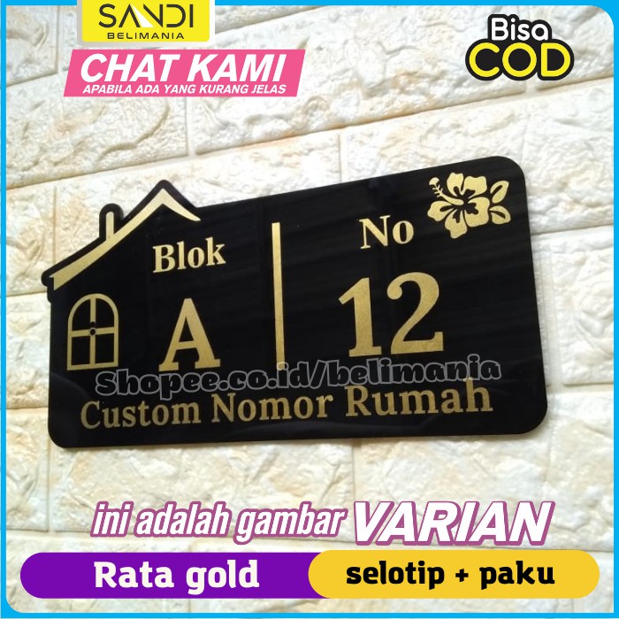 Jual PAPAN NOMOR RUMAH AKRILIK | NOMER RUMAH AKRILIK | NO RUMAH AKRILIK ...