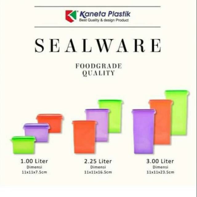 Jual Sealware Segi Toples Persegi Kaneta Plastik Shopee Indonesia