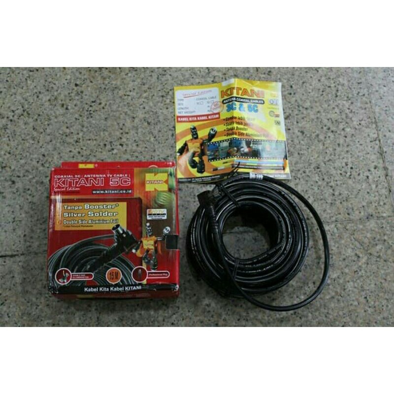 Jual Kabel Antena Tv C M Kitani Tanpa Booster Shopee Indonesia