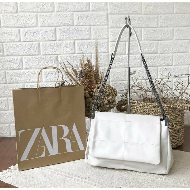 TAS SELEMPANG WANITA ZARA CARPENTER TOTE BAG ZARA