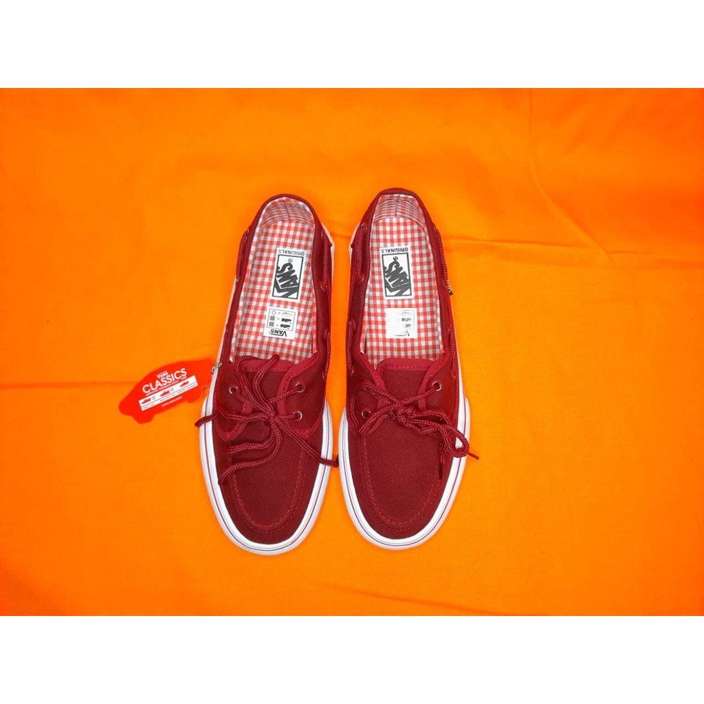 Vans zapato 2024 merah maroon