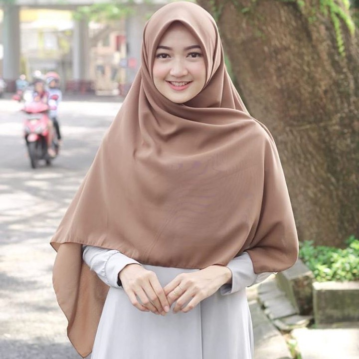 Jual Segi Empat Wolfis Jilbab Wolfis Hijab Wolpis Kerudung Polos Wolpis Hijab Wolfis 130cm 3106