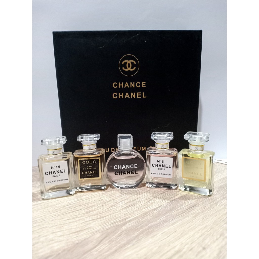 Chanel chance 5 discount in 1 set