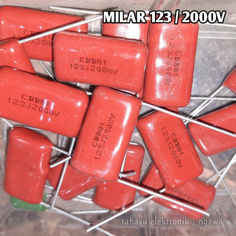 Jual Kapasitor Milar Merah Shopee Indonesia