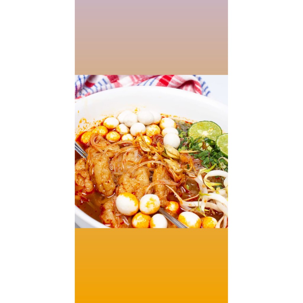 Bahan-bahan untuk membuat tekwan khas Palembang