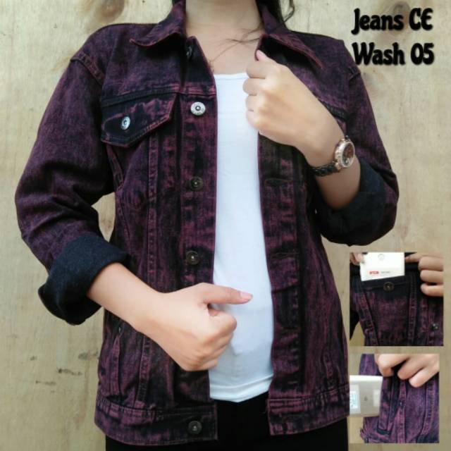 Jual Jaket Jeans Cewek Wanita All Size Trendy Gaul Jaket Levisjaket Cewekjaket Db323 Jaket 3933