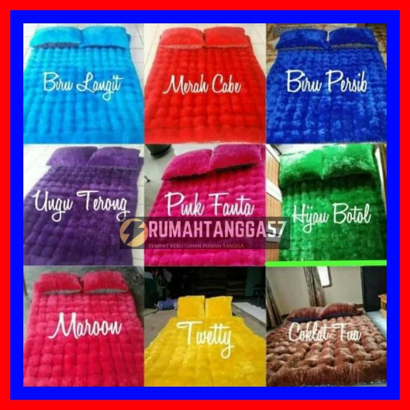 Jual Kasur Bulu Cimol Kasur Bulu Cemol Kasur Gender 2 Bantal