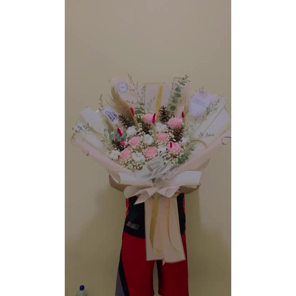 Jual HUMAN SIZE - DRIED FLOWER BOUQUET TERMURAH JAKARTA | Shopee Indonesia
