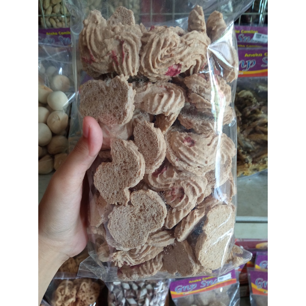 Jual PROMO ROTI S KELAPA SNACK KUE KERING BENTUK S CAMILAN JADUL MANIS ...