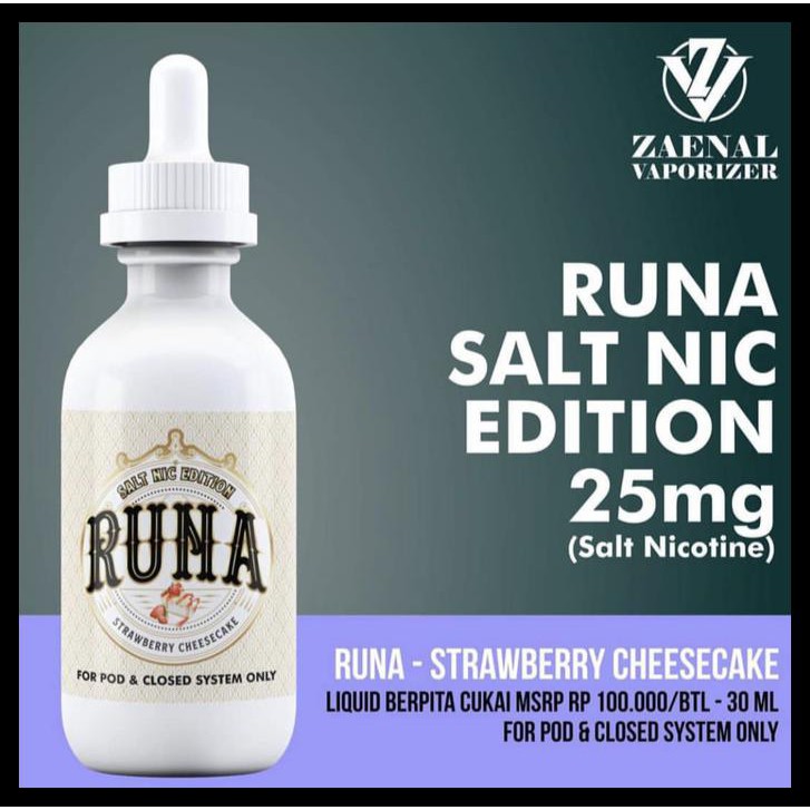 Jual Runa Salt Nic 25MG 30ML by ZV - Premium Liquid Salt Nic Liquid ...