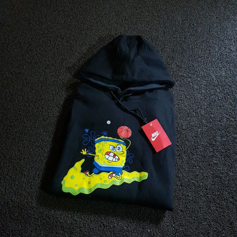 nike spongebob hoodie black