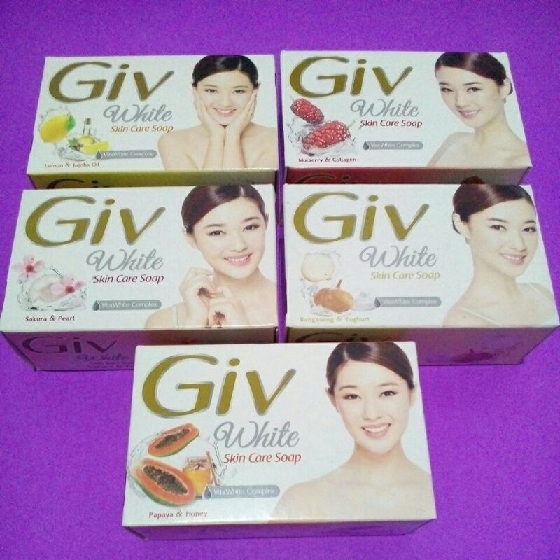 Jual Giv White Skin Care Soap 72g Sabun Batang Shopee Indonesia 