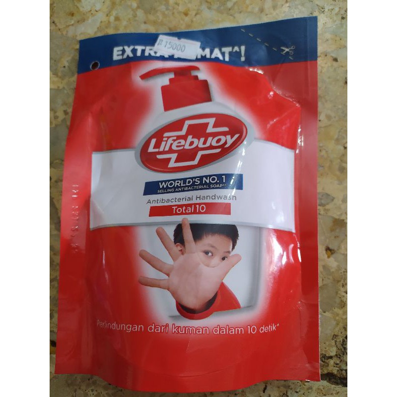 Jual Lifebuoy Antibacterial Handwash 180 Ml Total 10 Shopee Indonesia