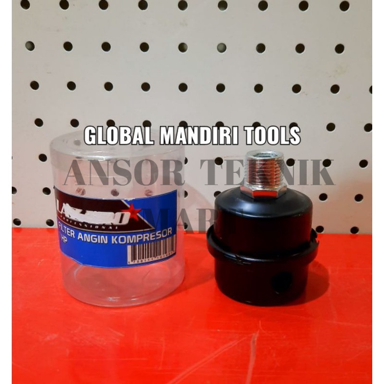 Jual PROMO!!! Filter Angin Kompressor 1HP Lazaro Saringan Udara Mesin ...