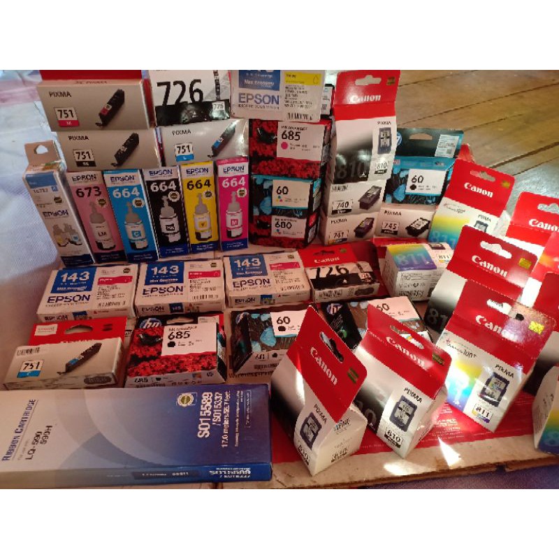 Jual jual beli tinta printer baru dan bekas yang belum di refil