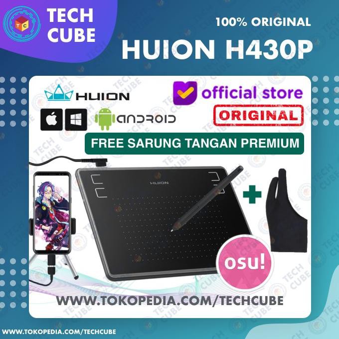 Jual Termurah ! Huion H420 Graphic Pen Tablet Osu! ( Alt 420 H430P