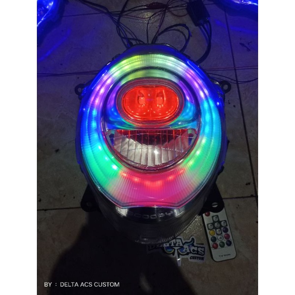 Jual Lampu Alis Rgb Scoopy New Headlamp Original L Custom Headlamp Reflektor Honda