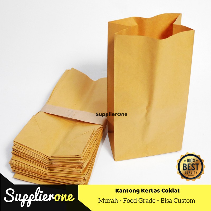 Jual Kantong Kertas Coklat Paper Bag Coklat Kantong Kertas Samson